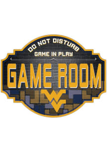West Virginia Mountaineers 12 Inch Game Room Tavern Sign - Blue