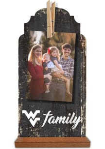 West Virginia Mountaineers Family Clothespin Sign - Blue