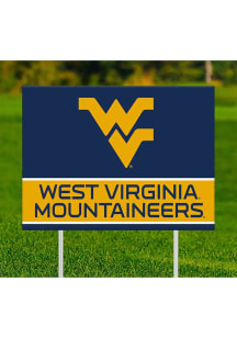 West Virginia Mountaineers Team Yard Sign - Blue