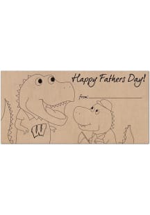 Wisconsin Badgers Fathers Day Coloring Sign - Red