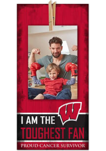 Wisconsin Badgers The Toughest Fan Sign - Red