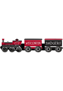 Wisconsin Badgers Train Cutout Sign - Red