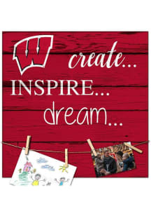 Wisconsin Badgers Create Inspire Dream Sign - Red