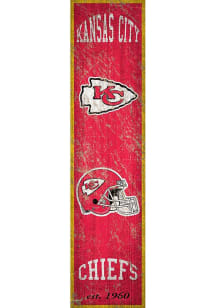 Kansas City Chiefs Heritage Banner 6x24 Sign - Red