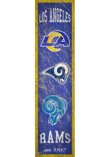 Los Angeles Rams Heritage Banner 6x24 Sign - Blue