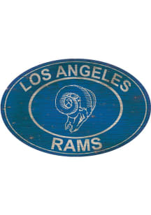 Los Angeles Rams 46in Heritage Oval Sign - Blue