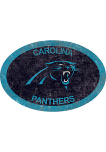 Carolina Panthers 46in Oval Sign - Blue