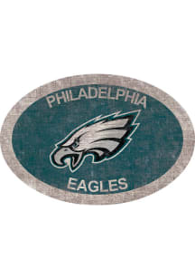 Philadelphia Eagles 46in Oval Sign - Midnight Green