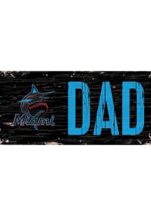 Miami Marlins DAD Sign - Blue