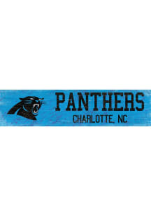 Carolina Panthers 6x24 Sign - Blue