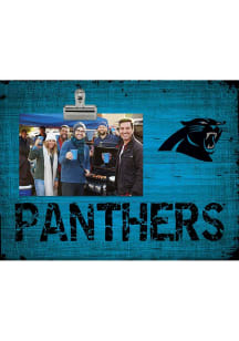 Carolina Panthers 10x8 Clip Picture Frame - Blue