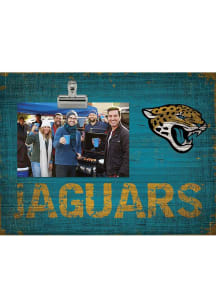 Jacksonville Jaguars 10x8 Clip Picture Frame - Teal