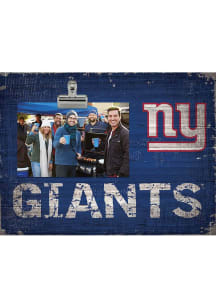 New York Giants 10x8 Clip Picture Frame - Blue