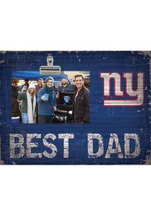 New York Giants Best Dad Clip Picture Frame - Blue
