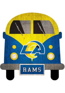 Los Angeles Rams Team Bus Sign - Blue