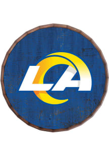 Los Angeles Rams Cracked Color 16in Barrel Top Sign - Blue