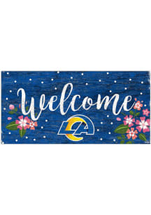 Los Angeles Rams Welcome Floral Sign - Blue