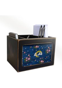 Los Angeles Rams Floral Desktop Organizer Desk Accessory