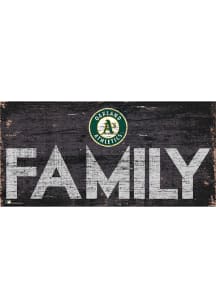 Oakland Athletics Family 6x12 Sign - Green