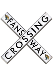 Jacksonville Jaguars 24in Fans Way Crossing Wall Art - Teal