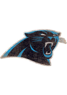 Carolina Panthers Logo 8in Cutout Sign - Blue