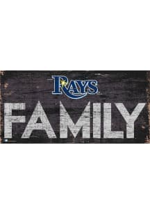 Tampa Bay Rays Family 6x12 Sign - Blue