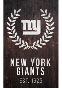 New York Giants Laurel Wreath Sign - Blue