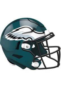 Philadelphia Eagles 24in Helmet Cutout Sign - Midnight Green