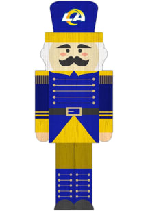 Los Angeles Rams 31in Nutcracker Leaner Sign - Blue