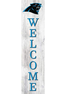 Carolina Panthers 48in Welcome Leaner Sign - Blue