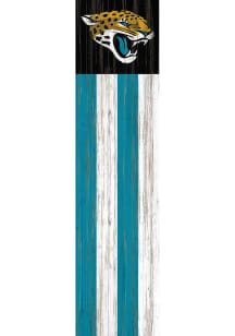 Jacksonville Jaguars 24in Flag Leaner Sign - Teal