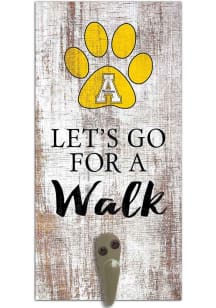 Appalachian State Mountaineers 6x12 Leash Holder Sign - White