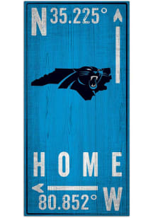 Carolina Panthers Coordinate Sign - Blue