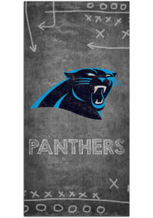 Carolina Panthers Chalk Playbook Sign - Blue