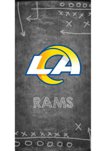 Los Angeles Rams Chalk Playbook Sign - Blue