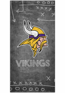 Minnesota Vikings Chalk Playbook Sign - Purple
