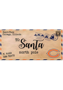 Chicago Bears To Santa 6x12 Decor