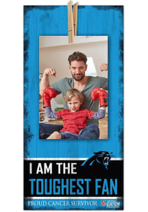 Carolina Panthers The Toughest Fan Sign - Blue
