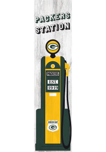 Green Bay Packers Retro Pump Leaner Sign - Green