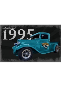 Jacksonville Jaguars Established Truck Sign - Teal