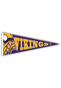 Minnesota Vikings Wood Pennant Sign - Purple