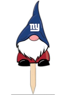 New York Giants Gnome Stake Yard Sign - Blue