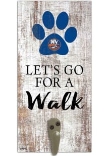 New York Islanders 6x12 Leash Holder Sign - White