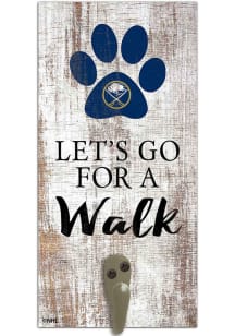 Buffalo Sabres 6x12 Leash Holder Sign - White