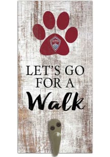 Colorado Rapids 6x12 Leash Holder Sign - White