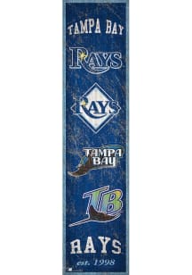 Tampa Bay Rays Heritage Banner 6x24 Sign - Blue
