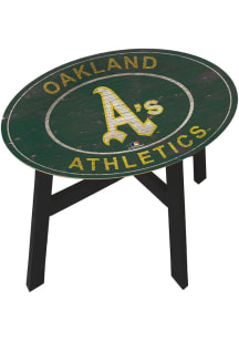 Oakland Athletics Vintage Logo Heritage Green End Table