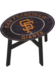 San Francisco Giants Vintage Logo Heritage Orange End Table