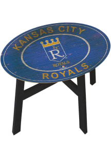Kansas City Royals Vintage Logo Heritage Blue End Table