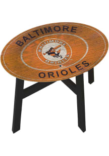 Baltimore Orioles Vintage Logo Heritage Orange End Table